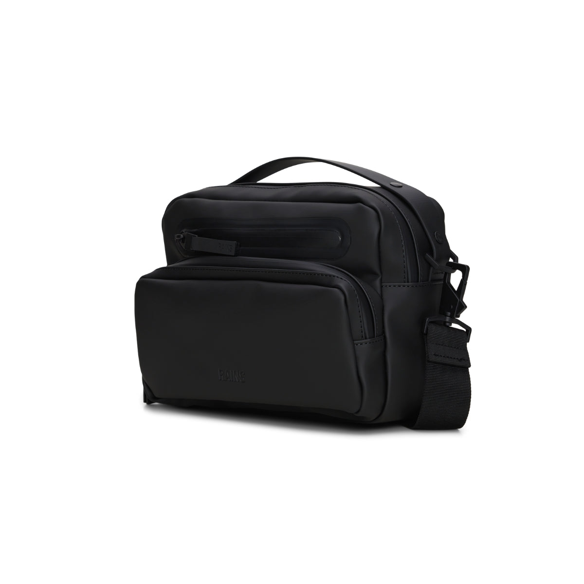 Rains Cargo Box Bag in Black