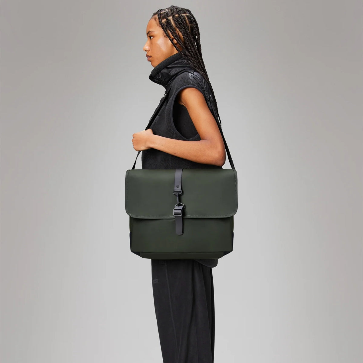 Rains Messenger Bag in Green