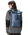 Rains Rolltop Rucksack in Bay