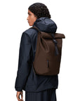 Rains Rolltop Rucksack in Frame