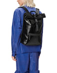 Rains Rolltop Rucksack in Night