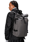 Rains Rolltop Rucksack Large in Grey