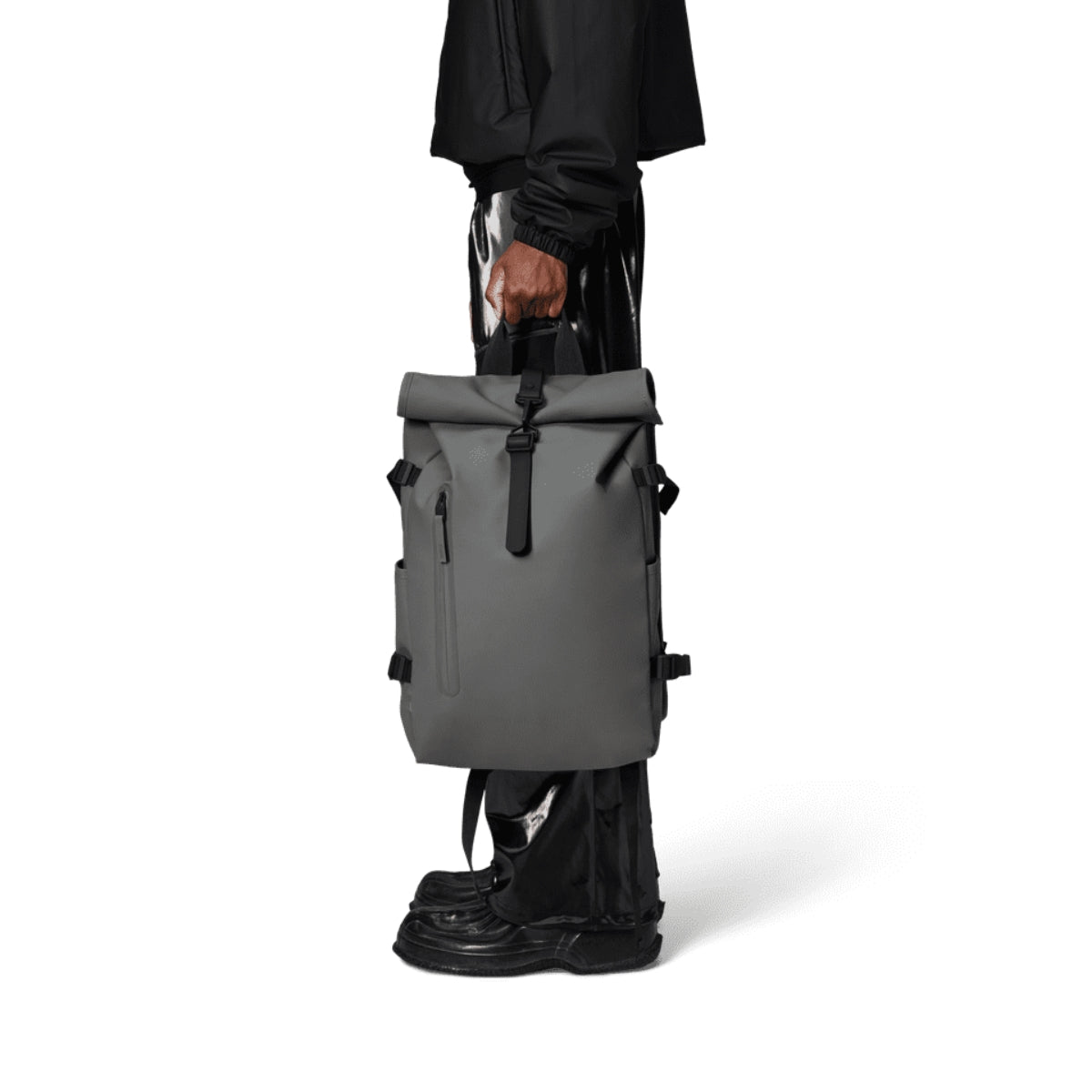 Rains Rolltop Rucksack Large in Grey