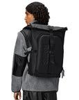 Rains Texel Moulded Backpack in Black