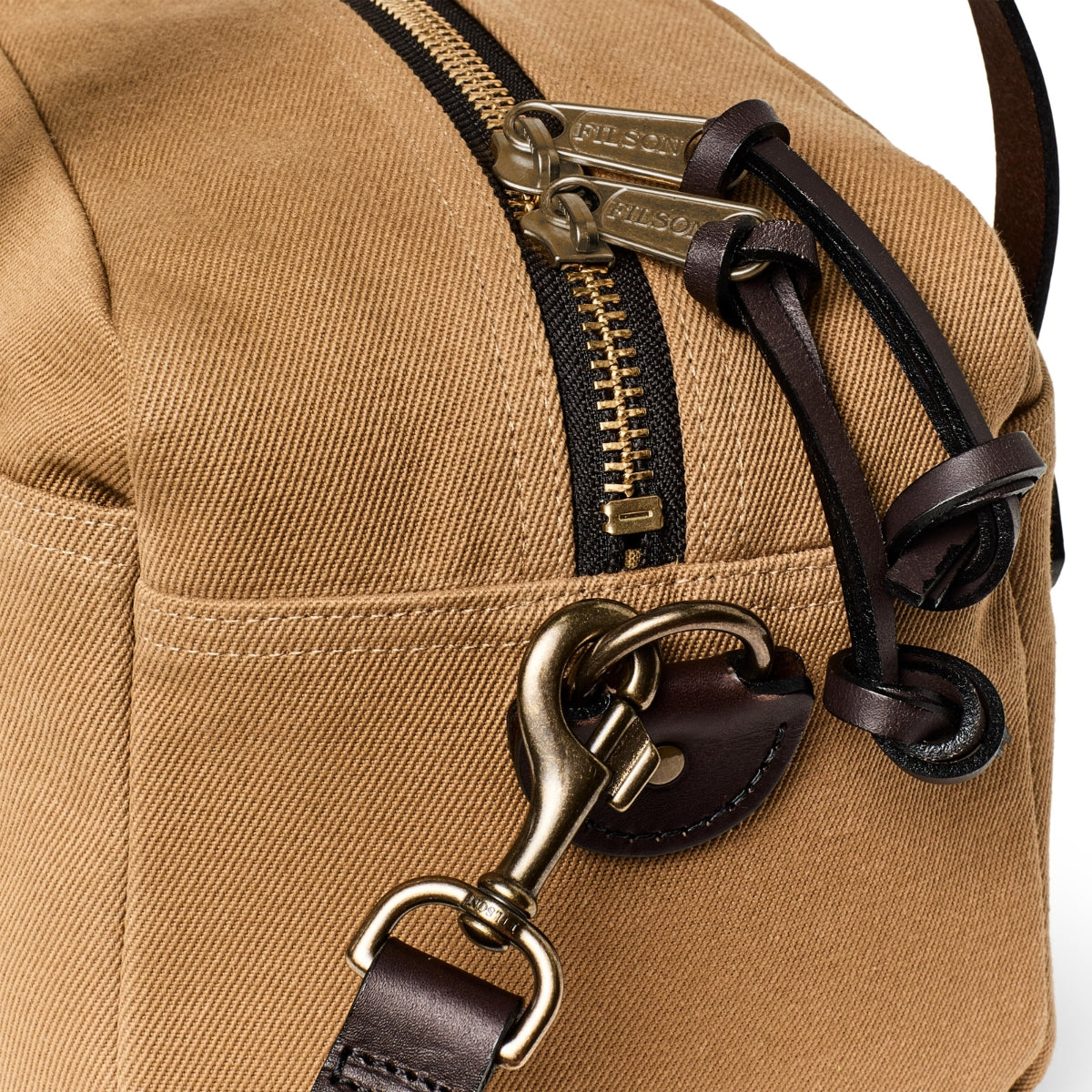 Filson Rugged Twill XS Compact Duffle Bag in Tan