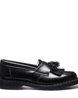 Solovair Tassel Loafer in Black Hi-Shine