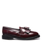 Solovair Tassel Loafer Vegan in Cherry Red Rub-Off