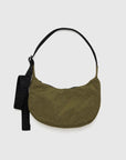 Baggu Small Nylon Crescent Bag in Seaweed