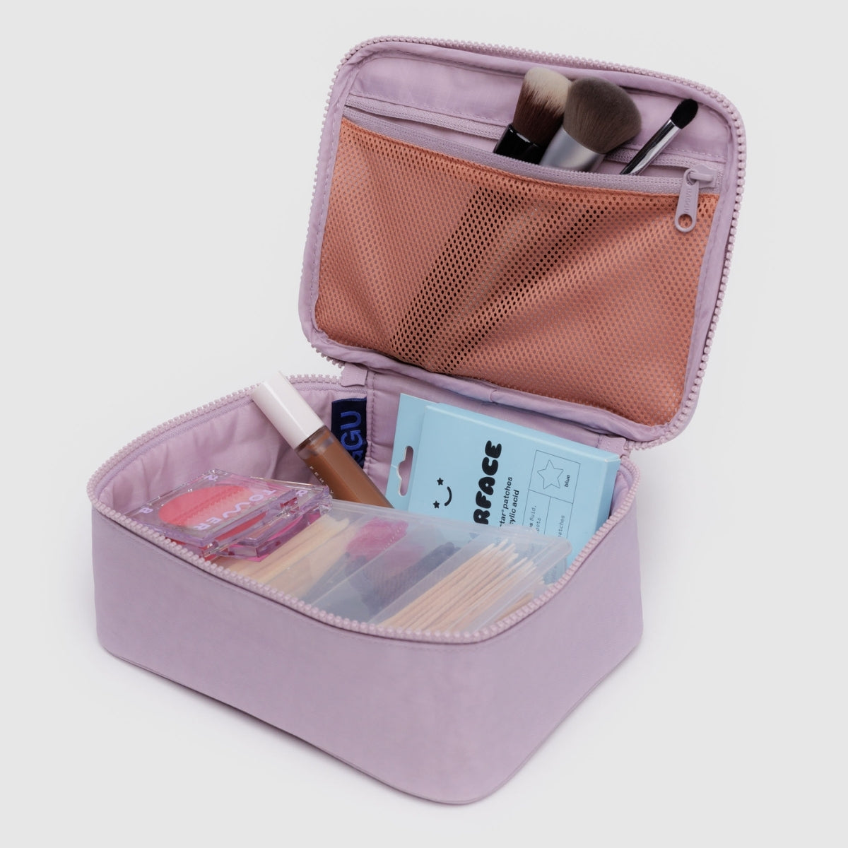 Baggu Small Cosmetic Case in Dusty Pink