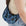 Baggu Small Nylon Crescent Bag in Digital Denim Birds