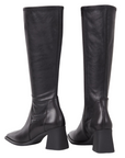 Vagabond Women's Hedda Tall Boots in Black Leather/Comb