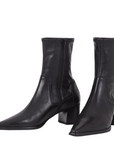 Vagabond Women's Giselle Boots in Black Leather/Comb