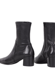 Vagabond Women's Giselle Boots in Black Leather/Comb