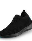 Vessi Men's Everyday Move Slip-Ons in Onyx Black On Black