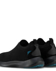 Vessi Men's Everyday Move Slip-Ons in Onyx Black On Black