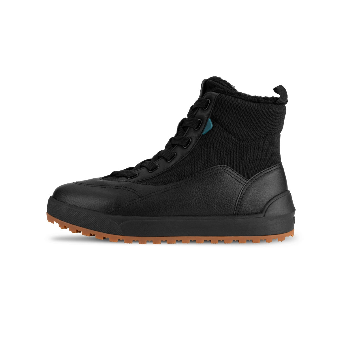 Vessi Women&#39;s Alta High Top in Asphalt Black/Gum