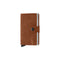 Secrid Mini Wallet Vintage in Cognac Silver