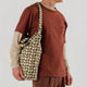 Baggu Zip Duck Bag in Wavy Gingham Brown