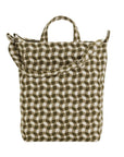 Baggu Zip Duck Bag in Wavy Gingham Brown