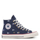 Converse Women&#39;s Chuck 70 Nautical Flag Hi in Navy/Ultra Violet