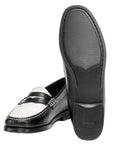 G.H. Bass Women's Whitney Easy Weejuns Loafer in Black/White