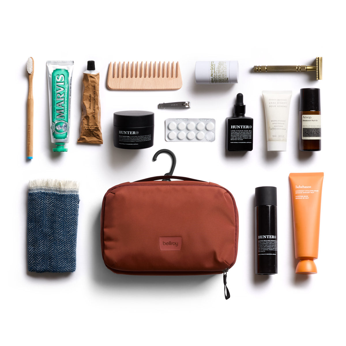 Bellroy Hanging Toiletry Kit in Clay