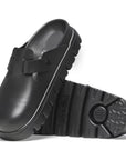 Birkenstock Women's Boston Chunky in Black (Narrow Width)