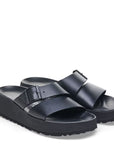 Birkenstock Women's Almina Leather in Black (Narrow Width)