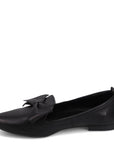 Bueno Women's Ilyanna Flat in Black Leather