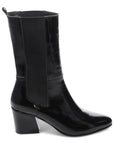 Bueno Women's Sienna Heeled Chelsea Boot in Black