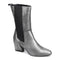 Bueno Women&#39;s Sienna Heeled Chelsea Boot in Pewter Metallic