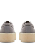 Clarks Women's Wallabee Cup in Steel Grey Nubuck