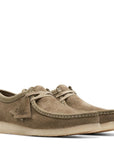 Clarks Men's Wallabee in Pale Khaki Suede