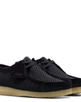 Clarks Men's Wallabee in Black Mesh