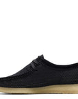 Clarks Men's Wallabee in Black Mesh