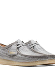 Clarks Men's Wallabee in Grey Crocodile Print