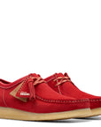 Clarks Men's Wallabee in Red Suede