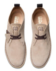 Clarks Men's Desert Boot in Wolf Suede