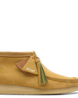 Clarks Men's Wallabee Boot in Golden Tan Suede