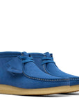 Clarks Men's Wallabee Boot in Blue Suede