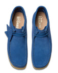 Clarks Men's Wallabee Boot in Blue Suede