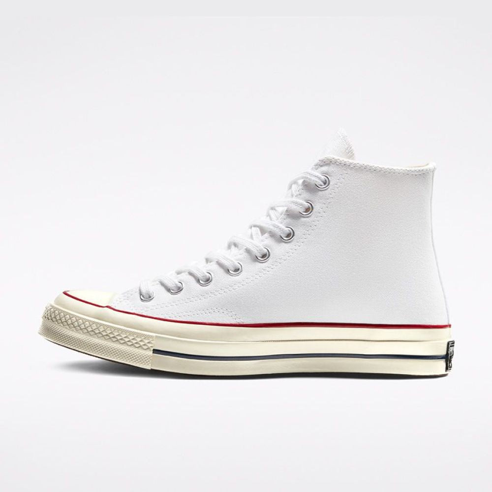 Converse Chuck 70 High in White/Garnet/Egret | Getoutsideshoes.com