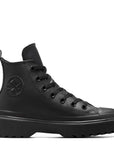 Converse Women's Chuck Taylor All Star Lugged Lift Platform Leather High Top in Black