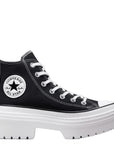 Converse Women's Chuck Taylor All Star Lugged Heel Platform High Top in Black/White/Egret