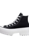 Converse Women's Chuck Taylor All Star Lugged Heel Platform High Top in Black/White/Egret