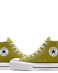 Converse Women's Chuck Taylor All Star Lift Platform High Top in Magic Forest/White/Black