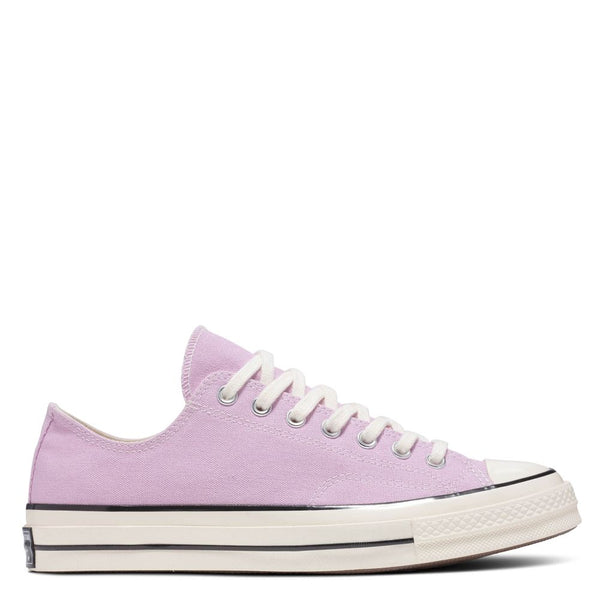 Converse Chuck 70 Low Top in Stardust Lilac Egret Black Getoutsideshoes Getoutside Shoes