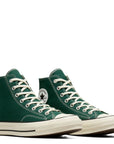 Converse Women's Chuck 70 High Top in Green Envy/Egret/Black