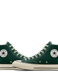 Converse Women's Chuck 70 High Top in Green Envy/Egret/Black