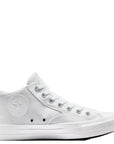 Converse Chuck Taylor All Star Malden Street Faux Leather Mid Top in White